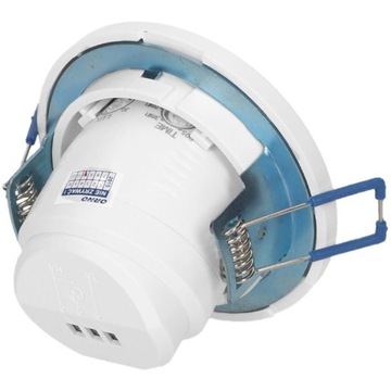 ДАТЧИК ДВИЖЕНИЯ ПОТОЛОЧНЫЙ PIR-ДАТЧИК СКРЫТОГО МОНТАЖА СВЕТОДИОДНЫЙ ДАТЧИК РЕГУЛИРОВКИ 800 Вт 360°