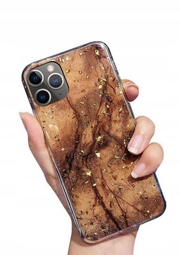 ETUI DO IPHONE 11 PRO ACRYL ZŁOTE DROBINKI CASE