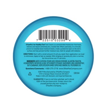 КРЕМ O'KEEFFE'S Healthy Feet ОТ СУХИХ НОГ И ЭКЗЕМЫ