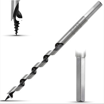 WIERTŁO do DREWNA Świder 8x150 mm Śrubowe ŚWIDROWE