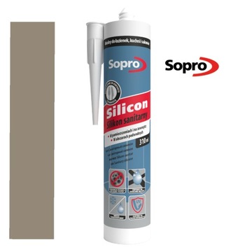 Silikon Sopro piaskowo-szary 310 ml