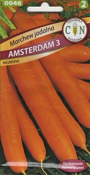 Marchew Amsterdam3 wczesna soczysta krucha smaczna