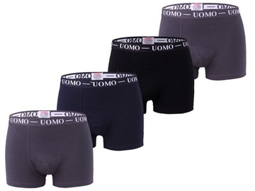 4x BOKSERKI MĘSKIE DUŻE ROZMIARY MOCNE SZORTY 4XL