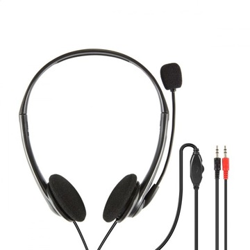 FREESTYLE HEADPHONES WITH MIC AND VOLUME CONTROL SŁUCHAWKI PRZEWODOWE Z MIK