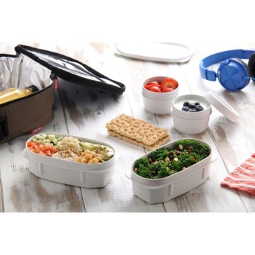 Термосумка, 4 контейнера, БЕЗ БФА, ланч-бокс, ужин