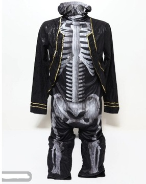 KOSTIUM COSPLAY PRZEBRANIE STRÓJ DLA DOROSŁYCH KOŚCIOTRUP KOSIARZ ROZ. XXL