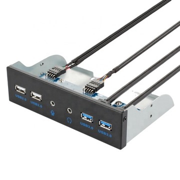 Panel przedni 2x USB3.0 2x USB2.0 2x Audio 5.25