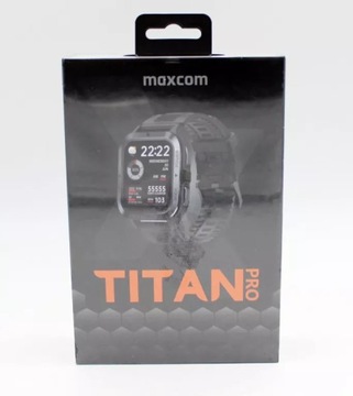 Умные часы MAXCOM Fit FW67 Titan Pro Графитовый, прочный