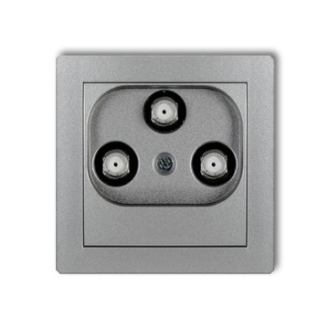 KARLIK DECO 7DGMU Gniazdo multimedialne 3F DATA (UPC)