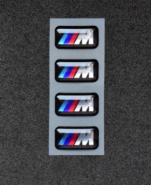 1x пакет BMW M M Performance, наклейка с логотипом для хромированных дисков 17x9 мм
