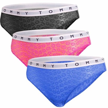 TOMMY HILFIGER BIKINI DAMSKIE MAJTKI 3P r. XS