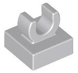 LEGO Płytka Zaczep 1x1 15712 - Jasnoszara/L B Gray