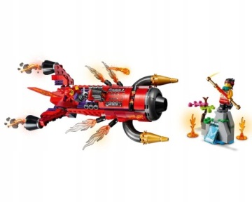 LEGO 80019 MONKIE KID INFERNAL JET RED SO