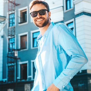 МУЖСКИЕ СОЛНЦЕЗАЩИТНЫЕ ОЧКИ С УФ-ПОЛЯРИЗАЦИЕЙ + ЧЕХОЛ + БЕСПЛАТНАЯ ТКАНЬ