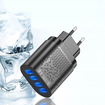 СЕТЕВОЕ ЗАРЯДНОЕ УСТРОЙСТВО 4x USB QUICK CHARGE 3.0 48 Вт