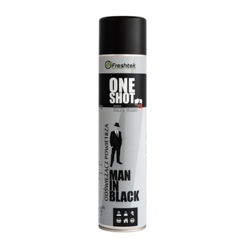 Freshtek One Shot Odświeżacz Man in black 600 ml