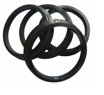 Центрирующие кольца 66,6/57,1 4 шт VW AUDI