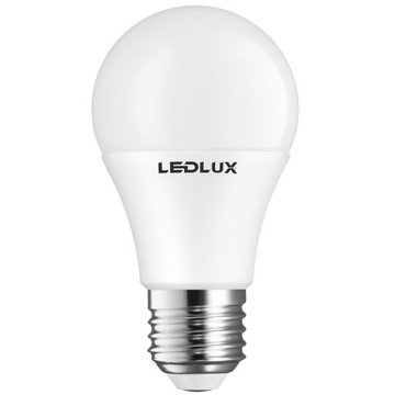 Светодиодная лампа Е27 10Вт = 100Вт SMD 6000К холодная Premium LEDLUX не мигает