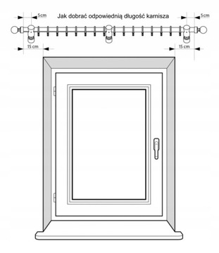ДЕРЕВЯННЫЙ КАРДИН 28 мм одинарный белый 150 см