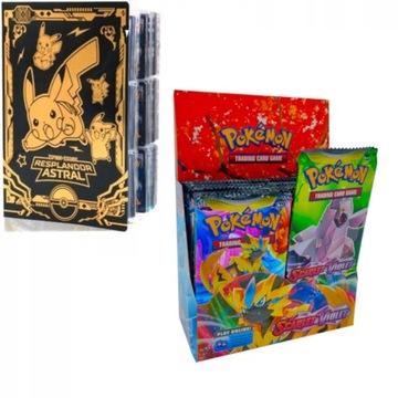 КАРТОЧКИ POKEMON MEGA BOX 360 ШТ + АЛЬБОМ 432 БЕСПЛАТНО