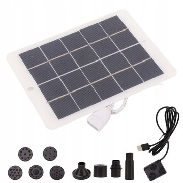 SOLARNA POMPKA POMPA DO WODY 120L/H 3W 5V