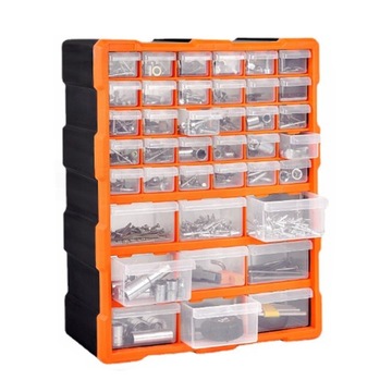 НАСТЕННЫЙ ОРГАНАЙЗЕР ДЛЯ МАСТЕРСКОЙ ДЛЯ ГАРАЖА ШКАФ-КОНТЕЙНЕР С 39 ЯЩИКАМИ