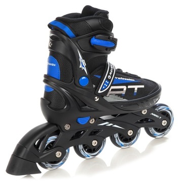 Роликовые коньки RAVEN Profession, черные/синие, регулируемые, 38–42