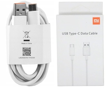 KABEL XIAOMI USB USB-C 6A 66W SZYBKIE ŁADOWANIE 1.5M FAST CHARGE USB TYP C