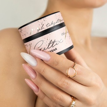 Makear GT04 Geltix Żel budujący do paznokci tiksotropowy Milky Shine 50ml