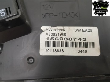 ALFA ROMEO MITO 2010 ŘÍZENÍ I SOUČÁSTKY ELEKTRICKÉ