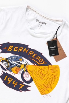 WRANGLER S/S MĘSKA KOSZULKA T-SHIRT NADRUK LOGO S