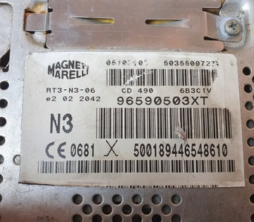 CITROEN C4 C8 РАДИО NAVI RT3-N3-06 96590503XT