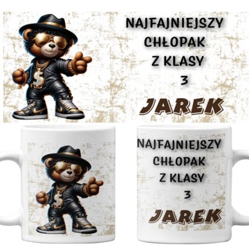 dzień CHŁOPAKA MĘŻCZYZNY DO SZKOŁY PRZEDSZKOLA imię wzory KUBEK PREZENT