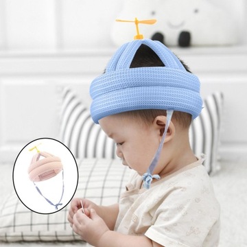 Защитная шапочка для малышей, защищающая ребенка от столкновений, стрекоза, бежевая.