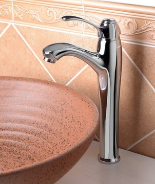 Sapho SPRING bateria umywalkowa wysoka chrom 77081