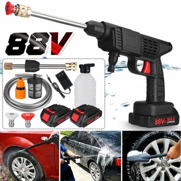 АККУМУЛЯТОРНАЯ ПОРТАТИВНАЯ МАШИНА ПОД ДАВЛЕНИЕМ 1500 Вт + 2 АККУМУЛЯТОРА 88VF
