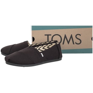 Buty Tenisówki Espadryle Toms Alpargata Recycled 10017716 Czarne