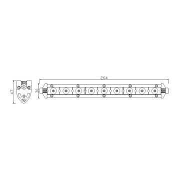 РАБОЧАЯ ПАНЕЛЬ СВЕТОДИОДНОЙ ПАНЕЛИ 9 x LED LB0101