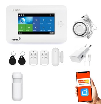 Bezprzewodowy alarm GSM + WiFi M106 polskie menu