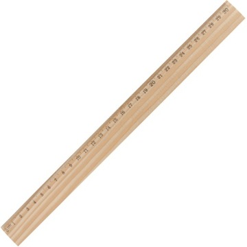 LINIJKA 30 cm DREWNIANA 30cm z drewna sosnowego
