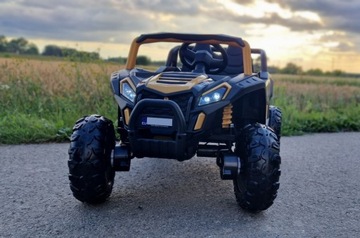 Багги UTV 2000M Гоночный автомобиль на батарейках Розовый + Звуки MP3 Подсветка + Pi