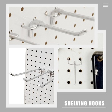 Крючок для перфорированной доски Наборы крючков для перфорированной доски 20 шт.