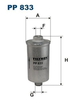 FILTRON PP 833 FILTR PALIVA
