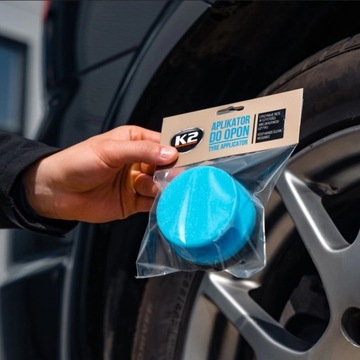 K2 TIRE APPLICATOR Губка для протирки молочно-черного пластика