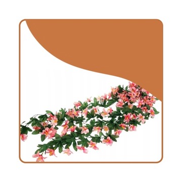 SURFINIA SZTUCZNA PELARGONIA jak ŻYWA PELARGONIE JASNY RÓŻ NA BALKON 1szt