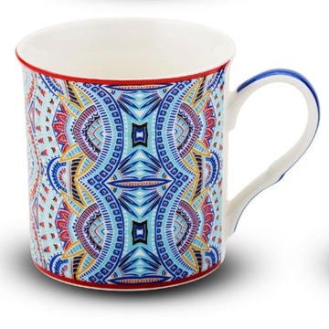 ZESTAW 4 KUBKÓW PORCELANOWYCH 330ML NA PREZENT