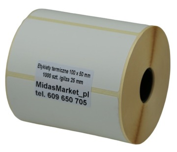 ETYKIETY SAMOPRZYLEPNE 100x50 DO DRUKARKI TSC