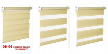 Рулонная штора День Ночь с НАПРАВЛЯЮЩИМ 140х140 13 ЦВЕТОВ