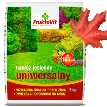 FRUKTOVIT JESIENNY NAWÓZ UNIWERSALNY DO ROŚLIN WZMACNIA I CHRONI 5 KG