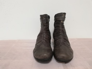 Кожаные ботильоны Rieker, размер 38, внутренний шов 25 см.